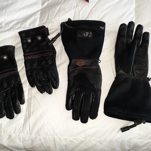 Harley-Davidson Accessories - Harley Davidson leather and heated gloves